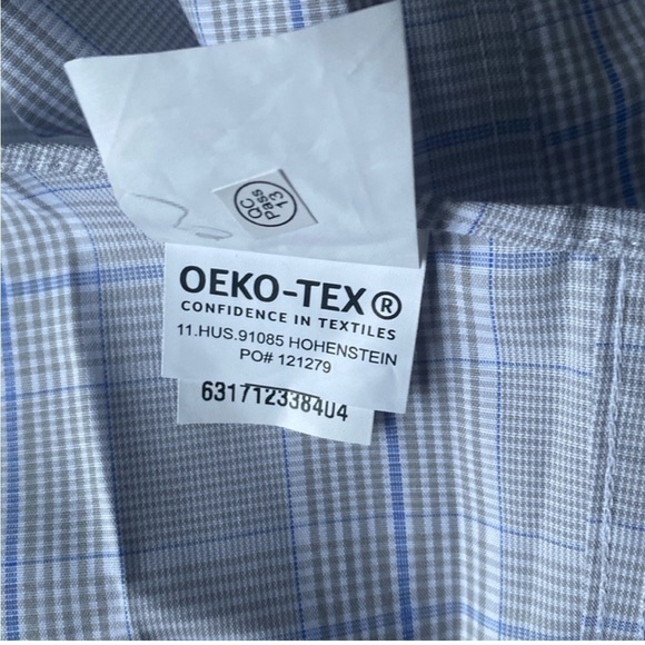 NWT Chaps Regular Fit Dress Shirt, Stretch collar, Non Iron, Size 15.5” 34/35 - Picture 10 of 15